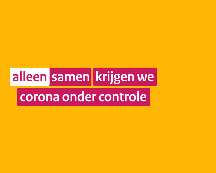 Alleen Samen Krijgen We Corona Onder Controle (2)